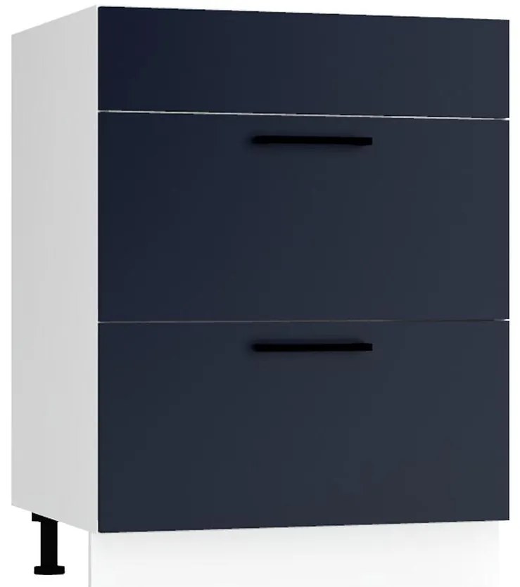 Kuchynská skrinka Max D60pc S/2 Zasl námornícka modrá