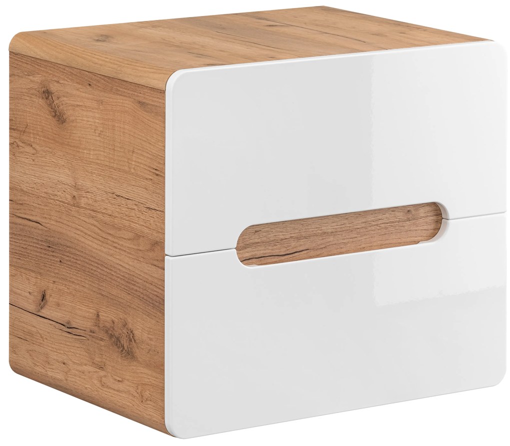 Kúpeľňová závesná skrinka pod umývadlo na dosku BÁRA 60 cm