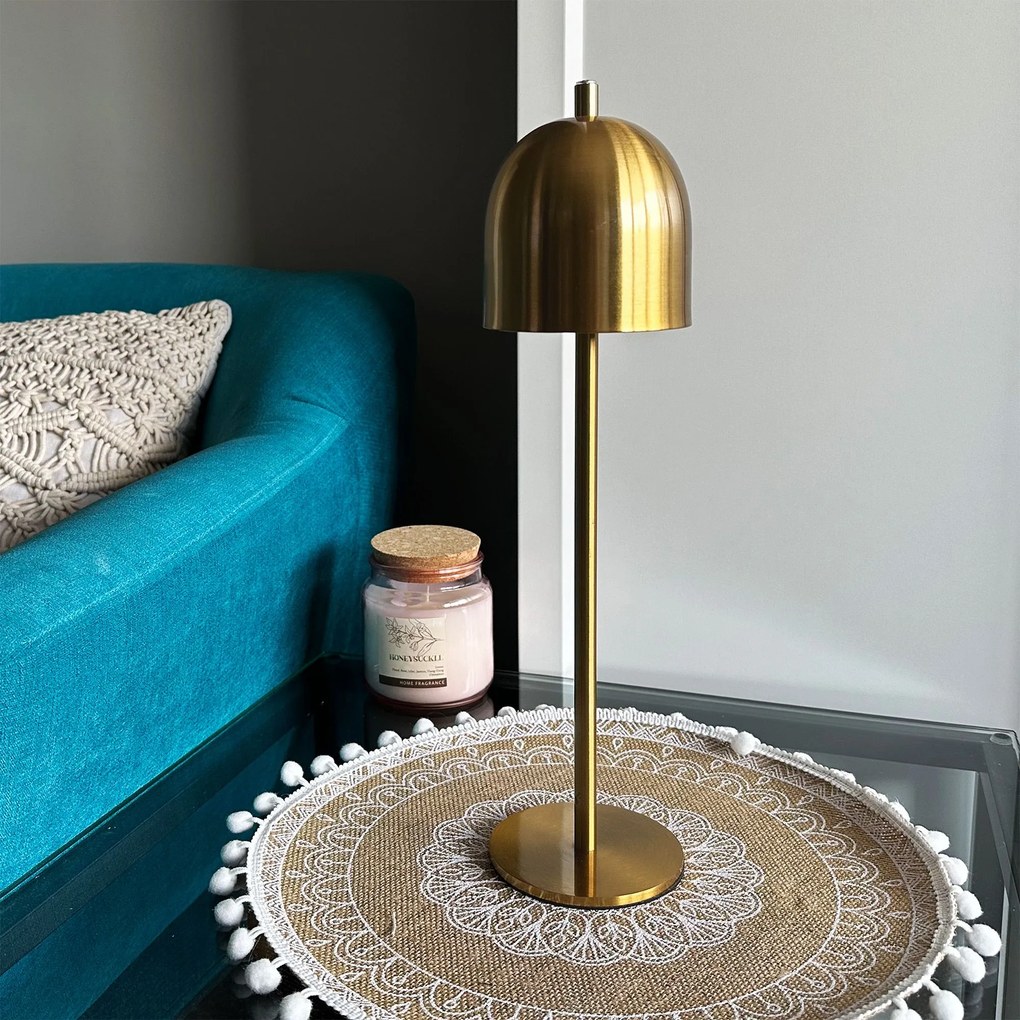 Toolight Toolight, bezdrôtová nočná USB lampa APP1360-T, mosadzná, OSW-08623