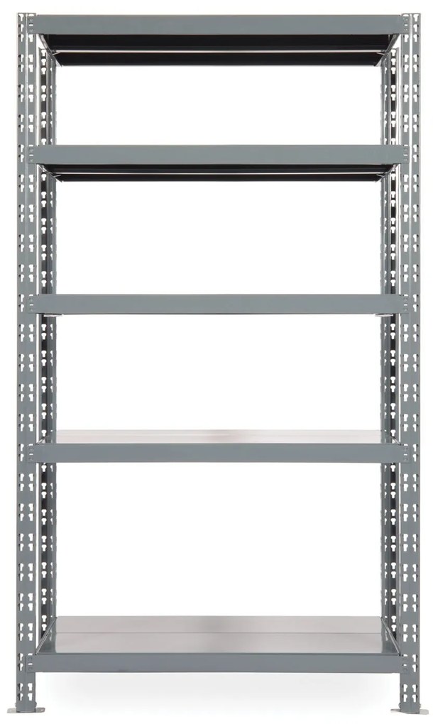 Policový regál 1800x1600x400 mm, 5 políc, nosnosť police 200 kg, základná