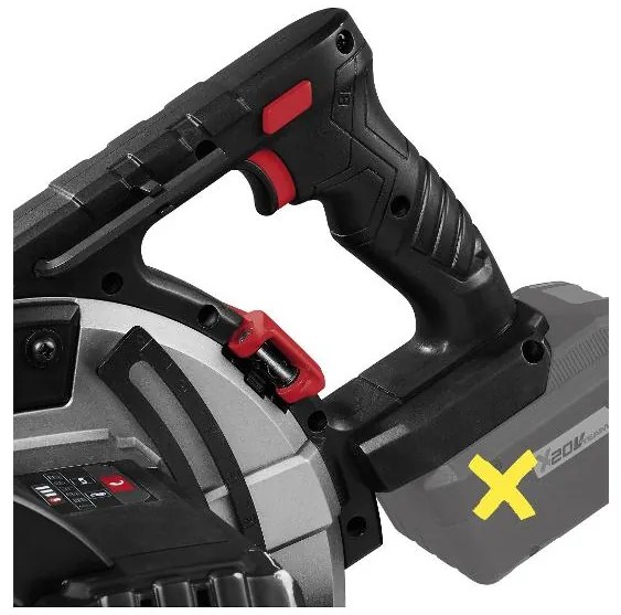 Parkside Performance® Aku ručná kotúčová píla na kov Ppmsa 20-Li A1 + Smart akumulátor 20 V/4Ah Paps 204 A1 + Nabíjačka 20 V/4,5 A PLG 20 C3 (800010589)