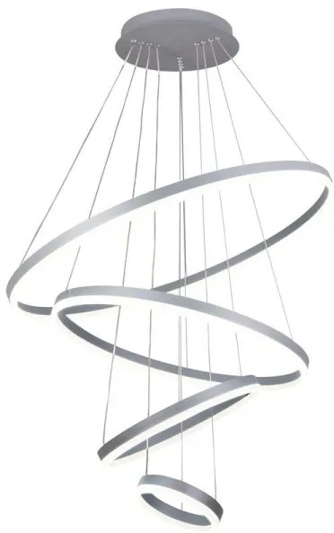 LED Stmievateľný luster na lanku LED/165W/230V 3000-6500K + diaľkové ovládanie