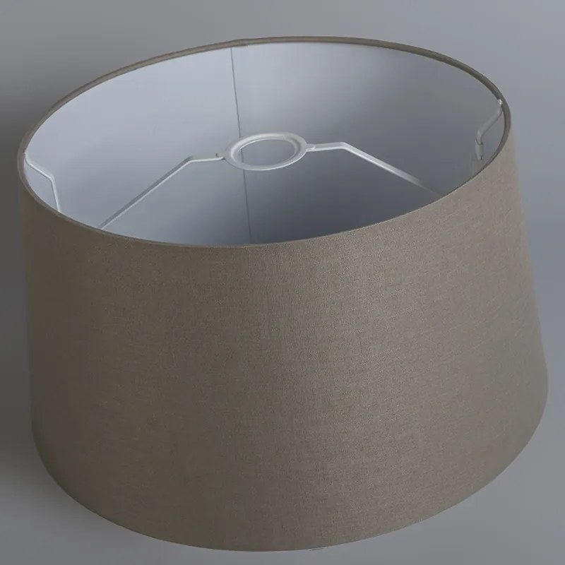 Moderné závesné svietidlo čierne s tienidlom 45 cm taupe - Combi 1