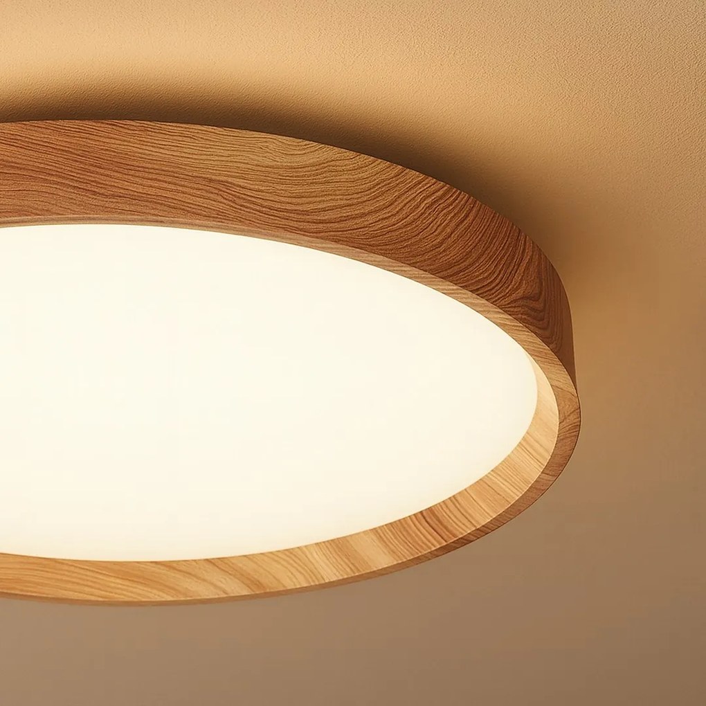 Stropné LED svietidlo Orinoko, 1x LED 36w, 4000k, imitácia dreva