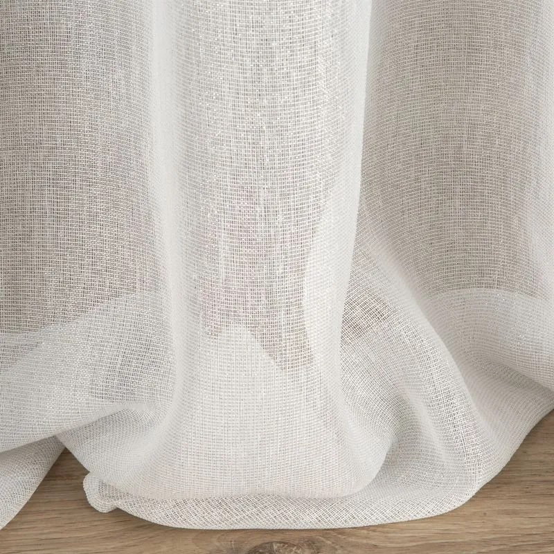 ZÁCLONA ELICIA 140X250 CM BIELA