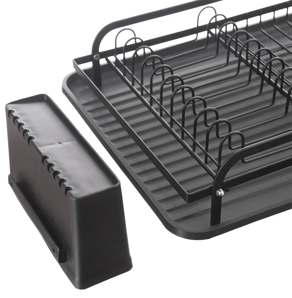 Orion Odkvapkávač na riad, čierny, 2-poschodový, RADKA2