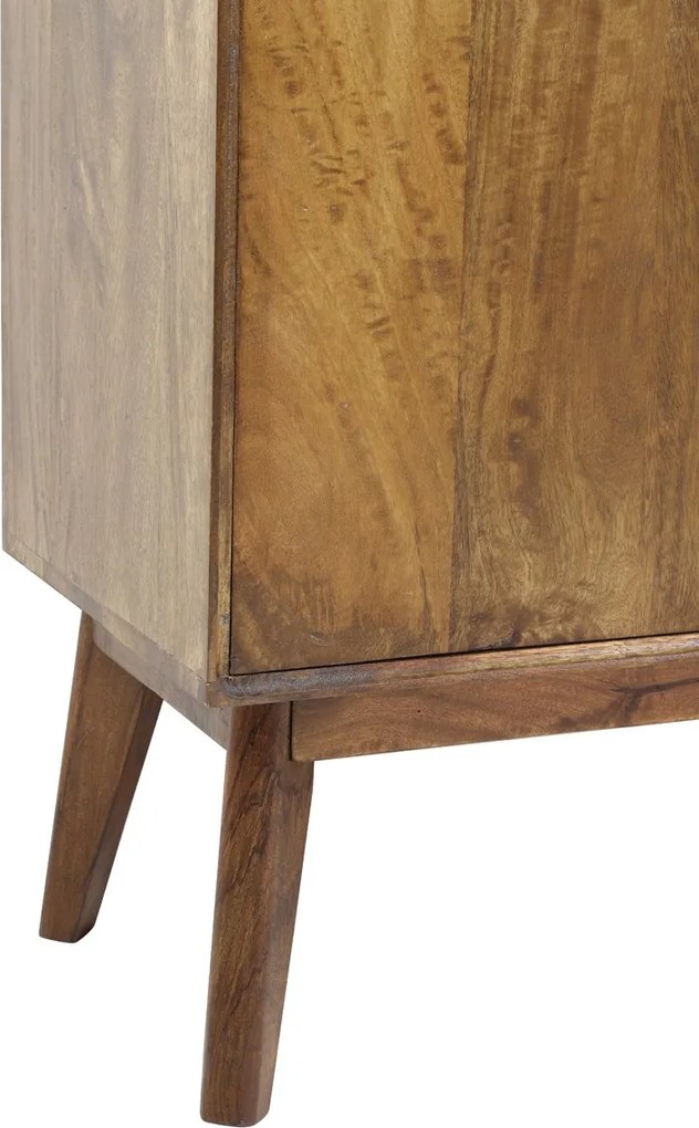 Drevená komoda Espita so šuplíkmi a dvierkami - 152*40*80cm
