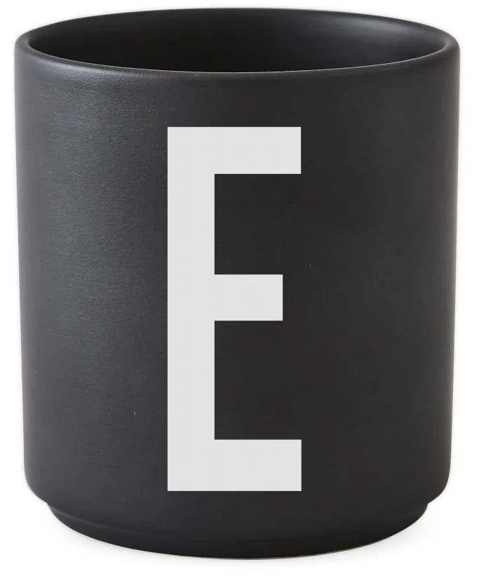 DESIGN LETTERS Porcelánový hrnček/dózička Letters Black 300 ml W