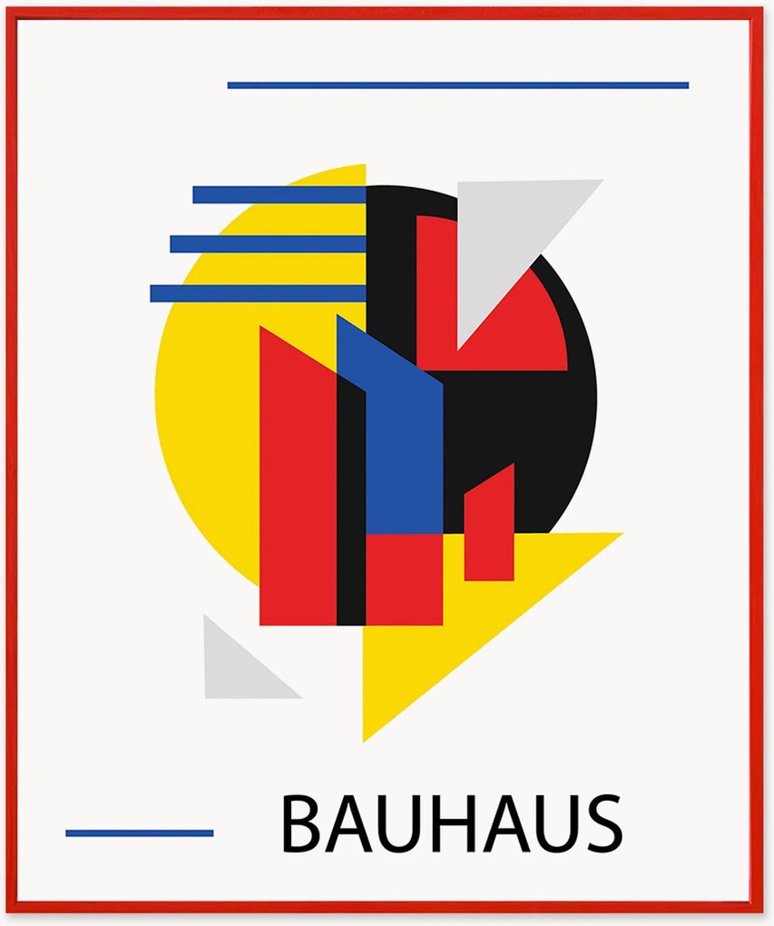 Nástenná dekorácia v ráme Bauhaus Minimal