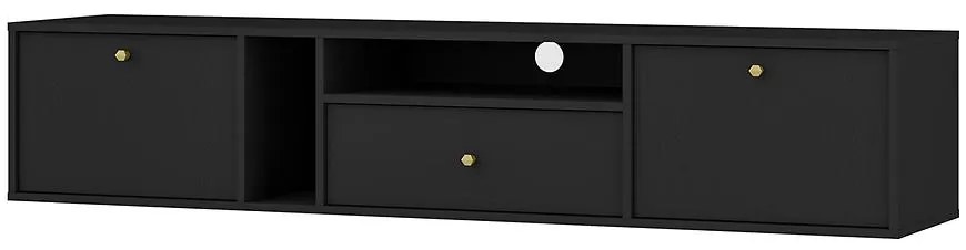 TV Stolík Tokyo 4 2K 1S čierny grafit 313