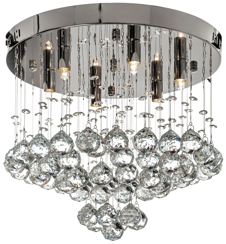 Toolight - Stropná lampa 6xG9 25W APP786-6C, chrómová, OSW-05037