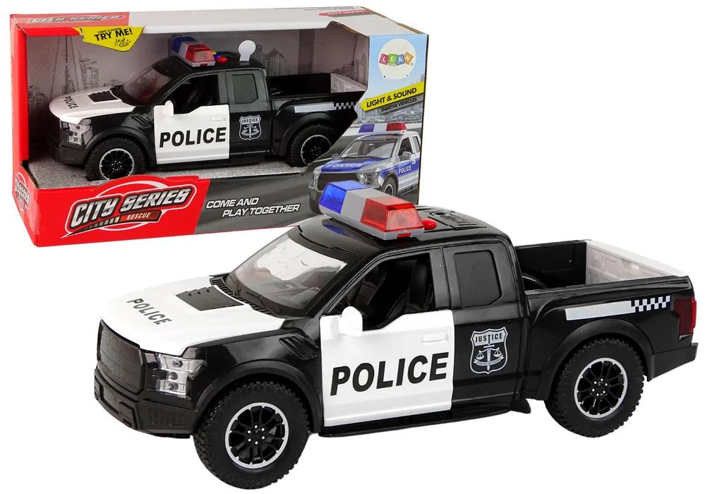 Lean Toys Terénne policajné auto 1:14 - čierne