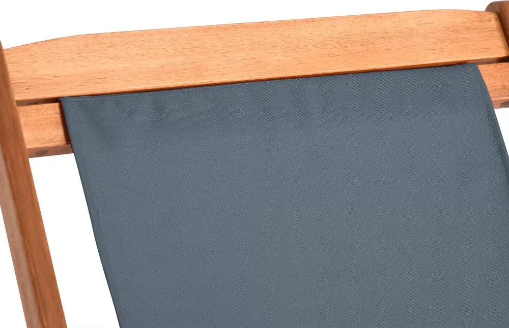 Záhradné lehátko SIENA, 94x60x94cm, antracitová Jurhan