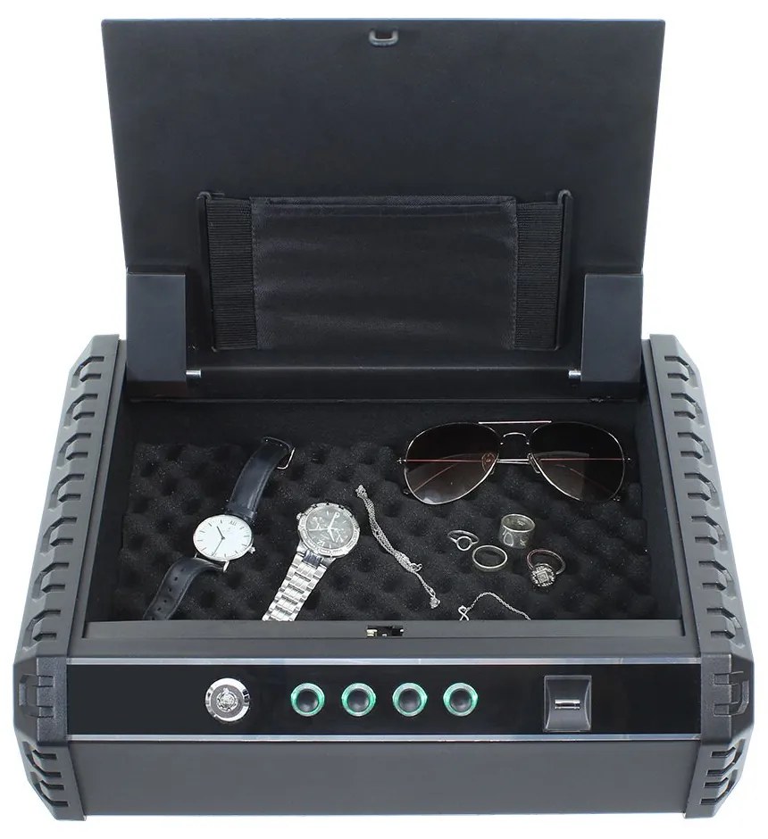 Bezpečnostná schránka na cennosti a zbrane GUNMASTER XL, 100 x 370 x 275 mm