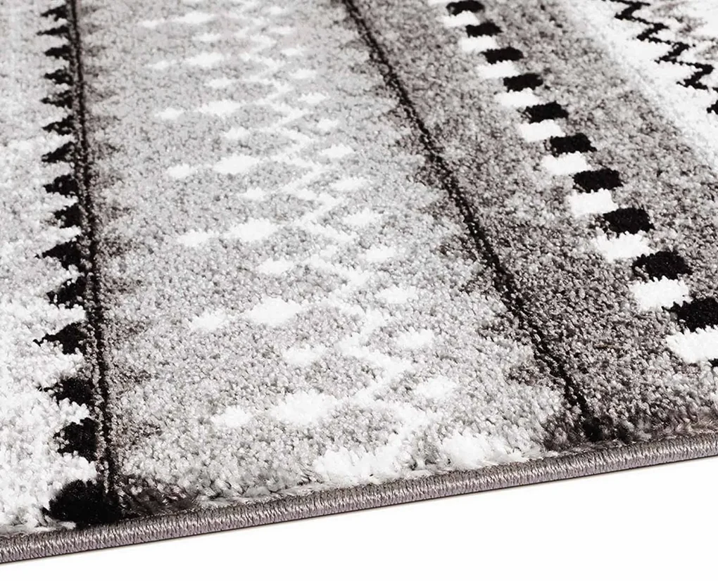Dekorstudio Moderný koberec MODA SOFT sivý 1136 Rozmer koberca: 80x150cm