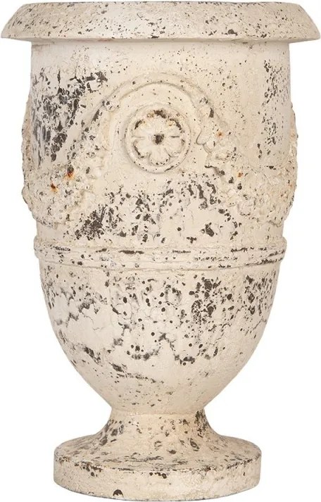 Béžový antik kvetináč v barokovom štýle Baroque - Ø 35*56 cm