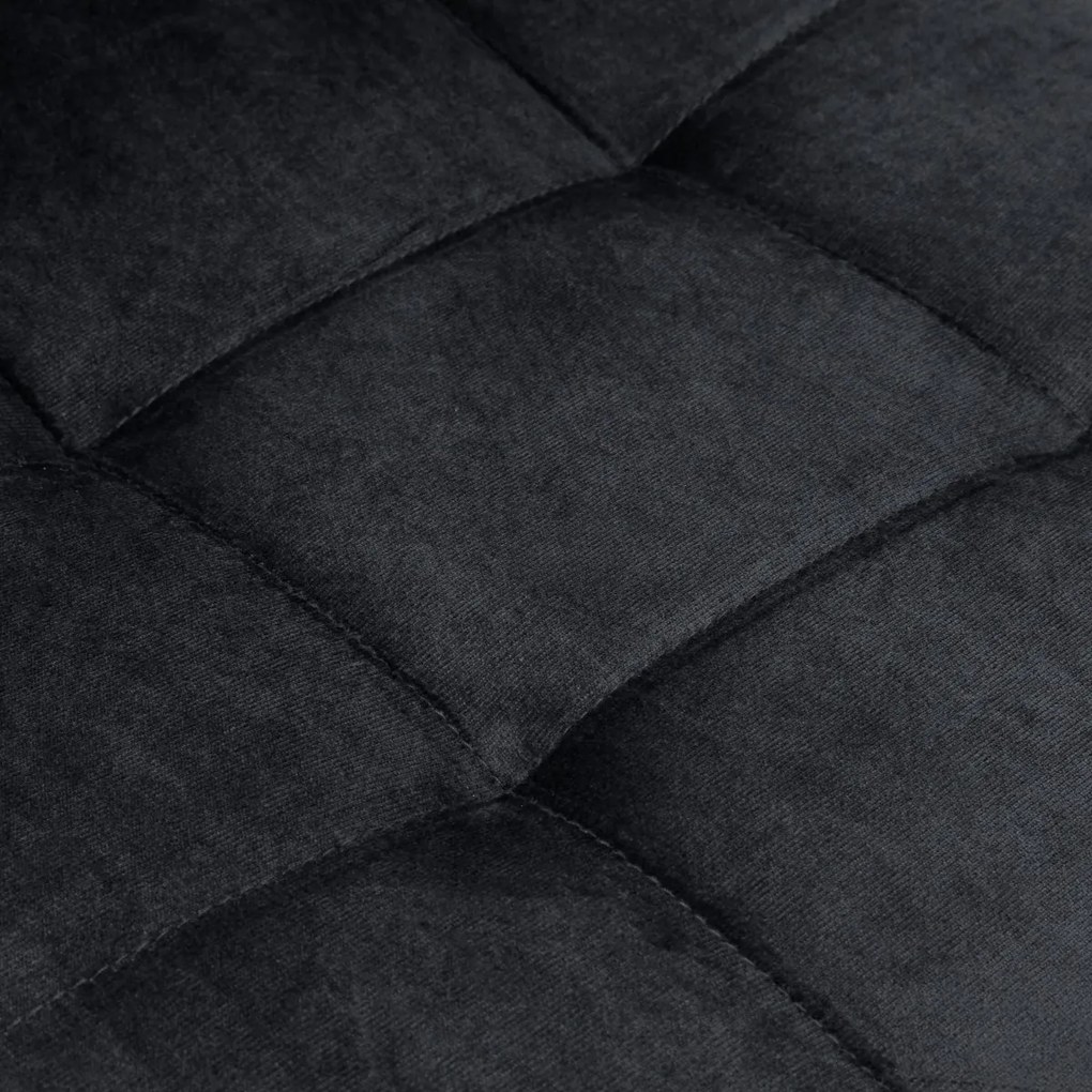 Čalúnená designová stolička ForChair čierna
