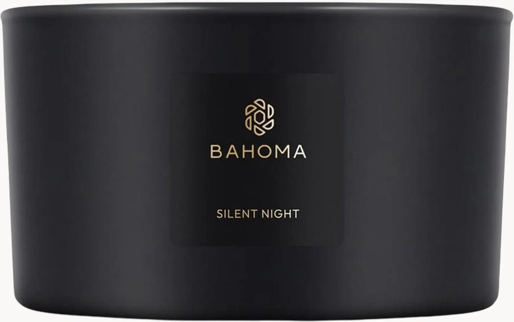 Ručne vyrobená trojknôtová vonná sviečka Silent Night (Tangerine, Fir Needle & Vanilla)