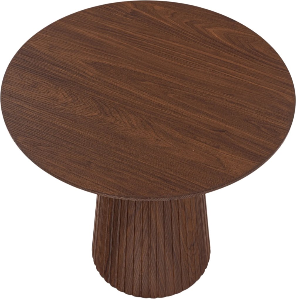 Okrúhly konferenčný stolík Stellis 60 cm - orech