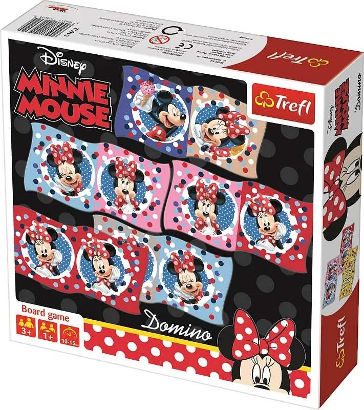 TREFL Domino Minnie Mouse papír 20x20x5 cm