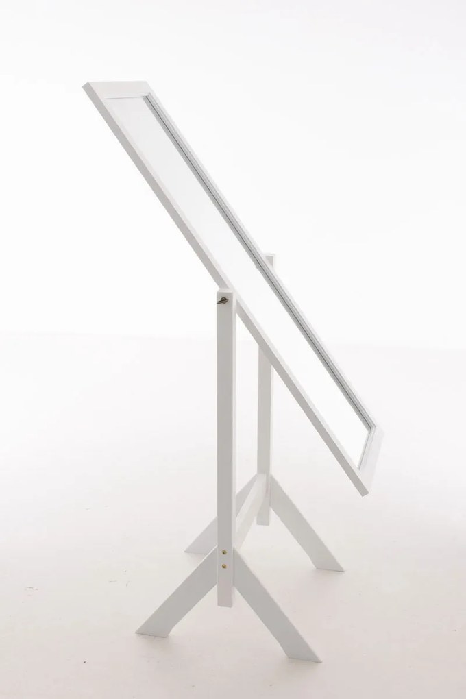 Stojace zrkadlo Elvis 16528402 - drevo - 153x59x51 - Biela