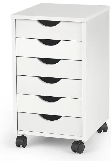 Skrinka Na Kolieskach Simon 2 Biely