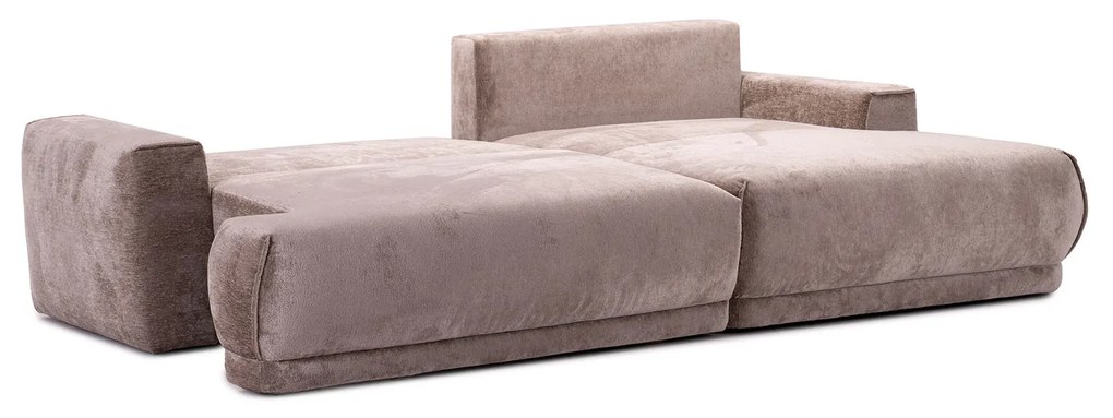 PROXIMA.store - Rohová sedačka plocha spania 138x215 - LATTE TYP ROHU: Pravý, SKUPINA LÁTOK: Skupina 4