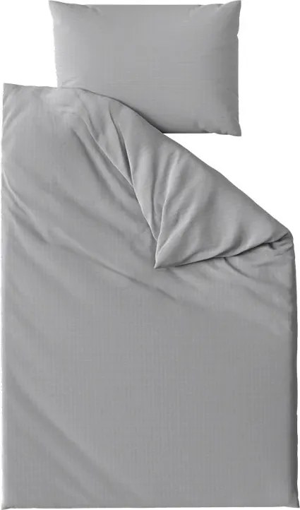 Krepové obliečky DENYX BLEND sivé, zips Rozmer obliečky: 70 x 90 cm | 140 x 200 cm