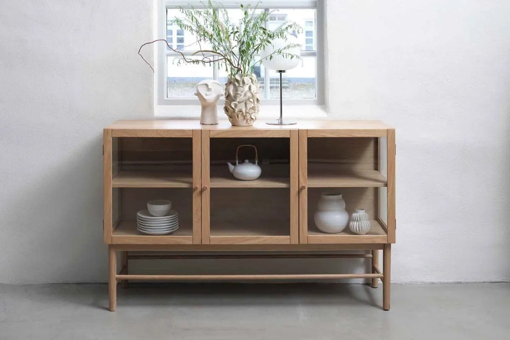 Dizajnová komoda Dallan 140 cm prírodný dub