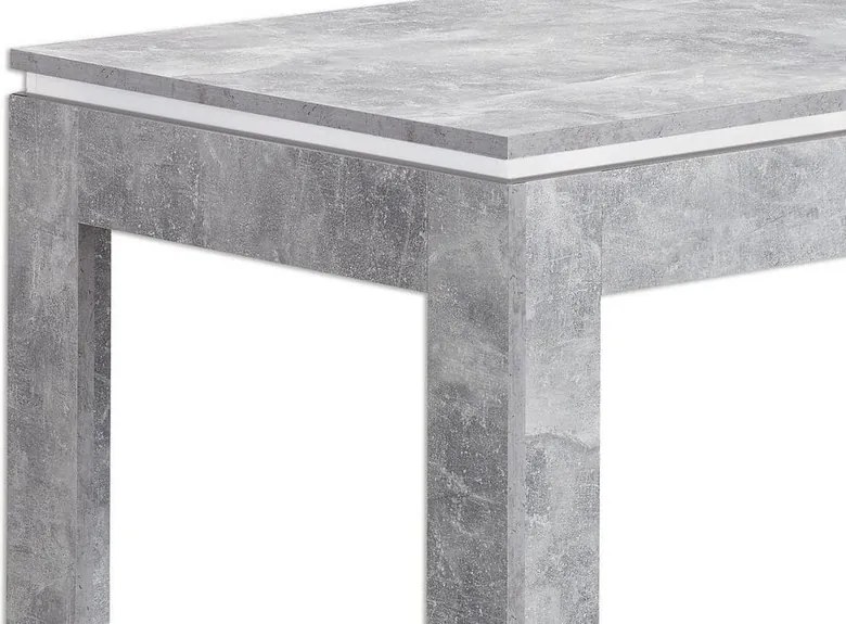 Jedálenský stôl Stone, 140x80 cm, rozkladací
