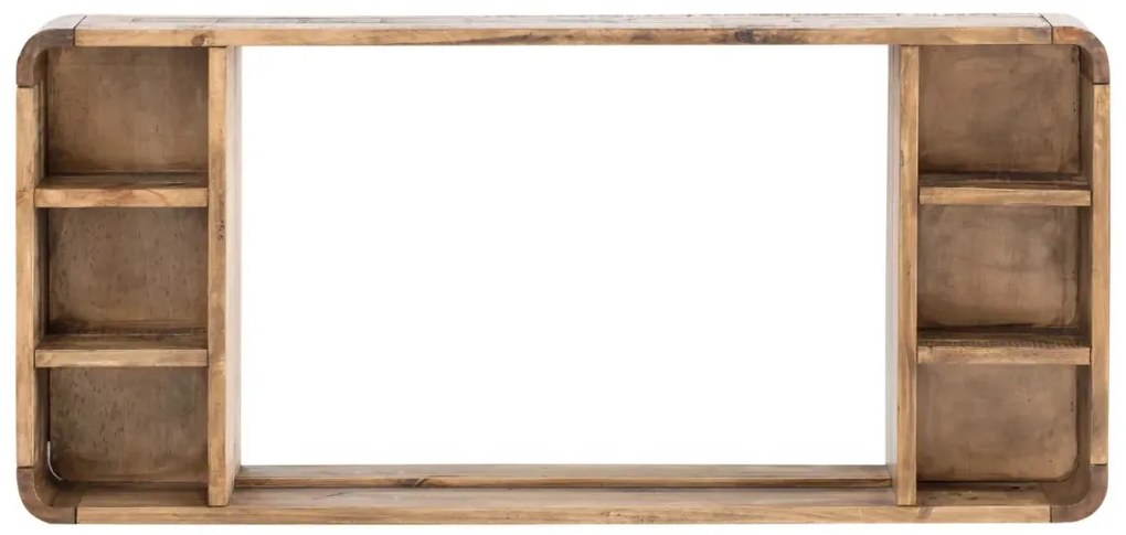 furniture-nabytek.cz - Masívne kúpeľňové zrkadlo Dingle II z recyklovanej borovice, lakované, prírodné – 130×60 cm