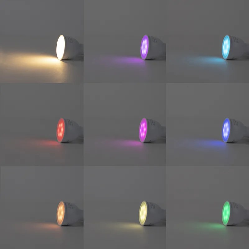Inteligentný zemný reflektor z nerezovej ocele vrátane WiFi GU10 IP65 - Basic Round