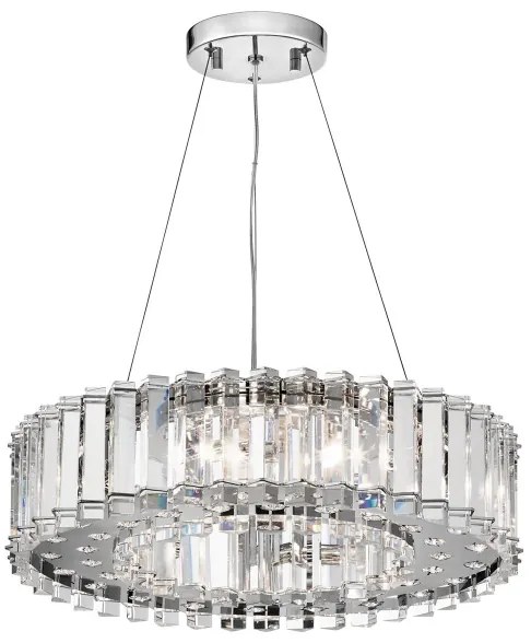 Kichler KL-CRYSTAL-SKYE8 - LED Kúpeľňový luster CRYSTAL SKYE 8xG9/3W/230V IP44