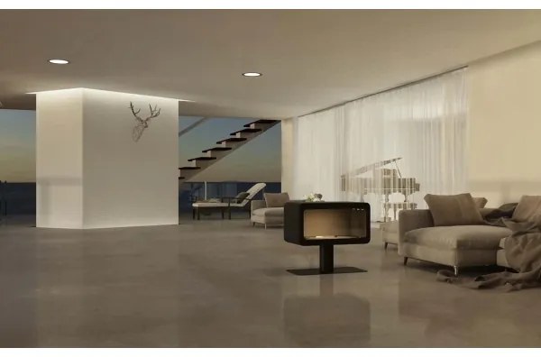 InFire - BIO krb 82,5x74,3 cm čierna