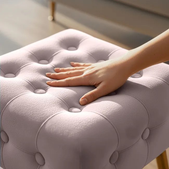 Taburetka QUADRA púdrovo ružová