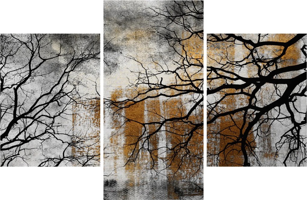 Obraz - Siluety stromov (90x60 cm)