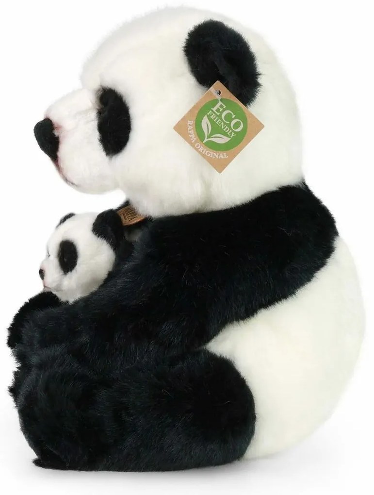 Rappa Plyšová panda s mláďaťom 27 cm ECO-FRIENDLY