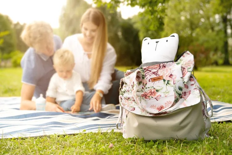 Sensillo Taška na kočík Boho Staroružová