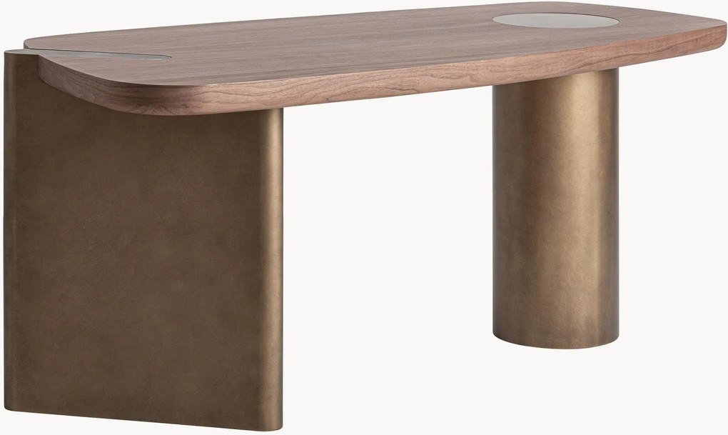 Drevený písací stôl Lausana