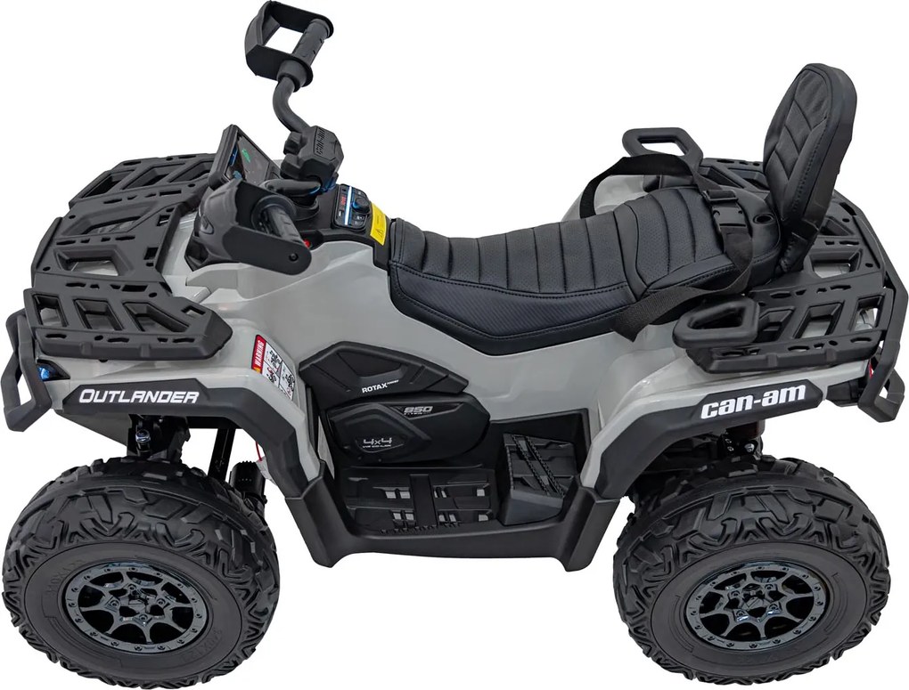 Ramiz Štvorkolka Can Am Outlander ATV s diaľkovým ovládaním sivá