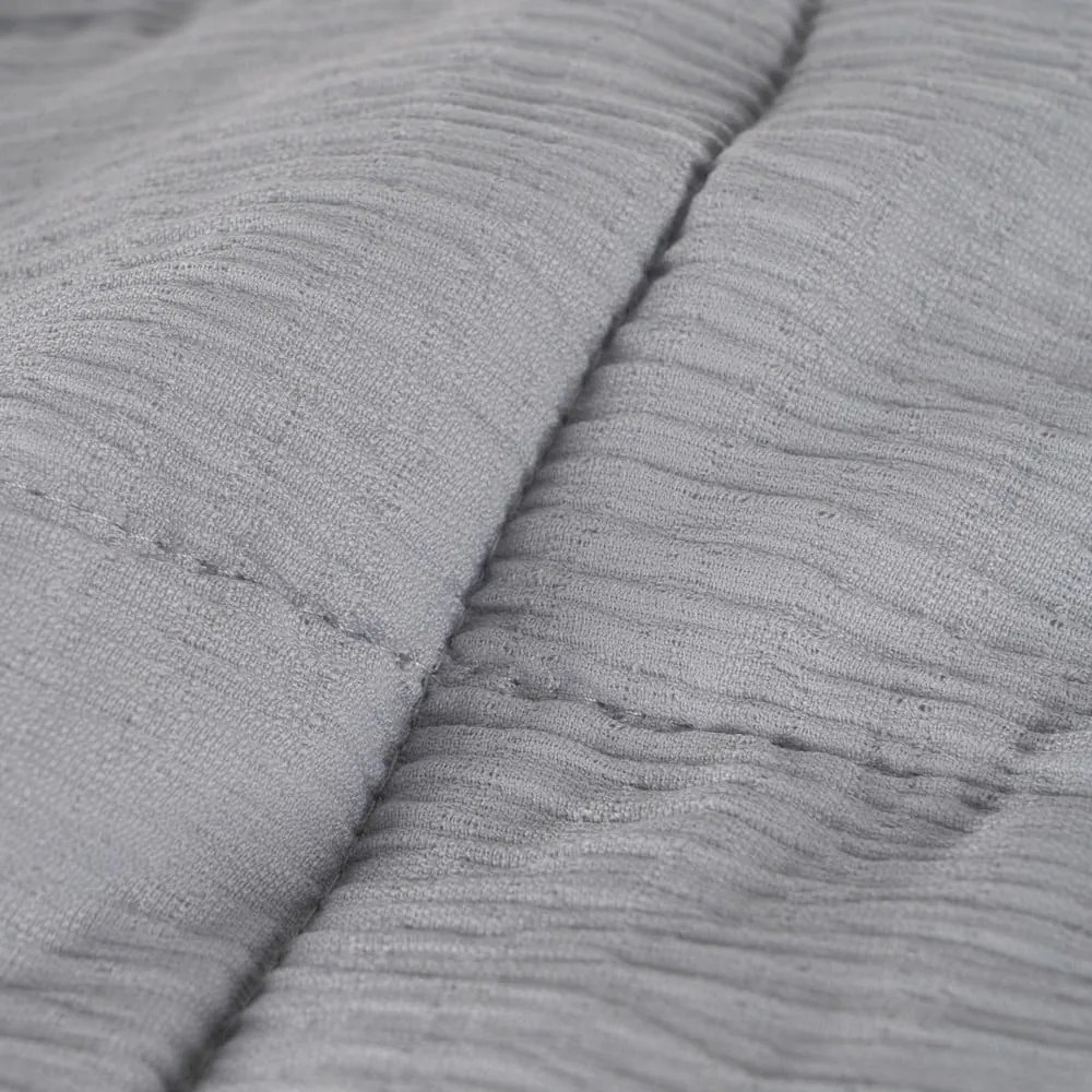 Sivý prešívaný pléd 180x260 cm – Ixia
