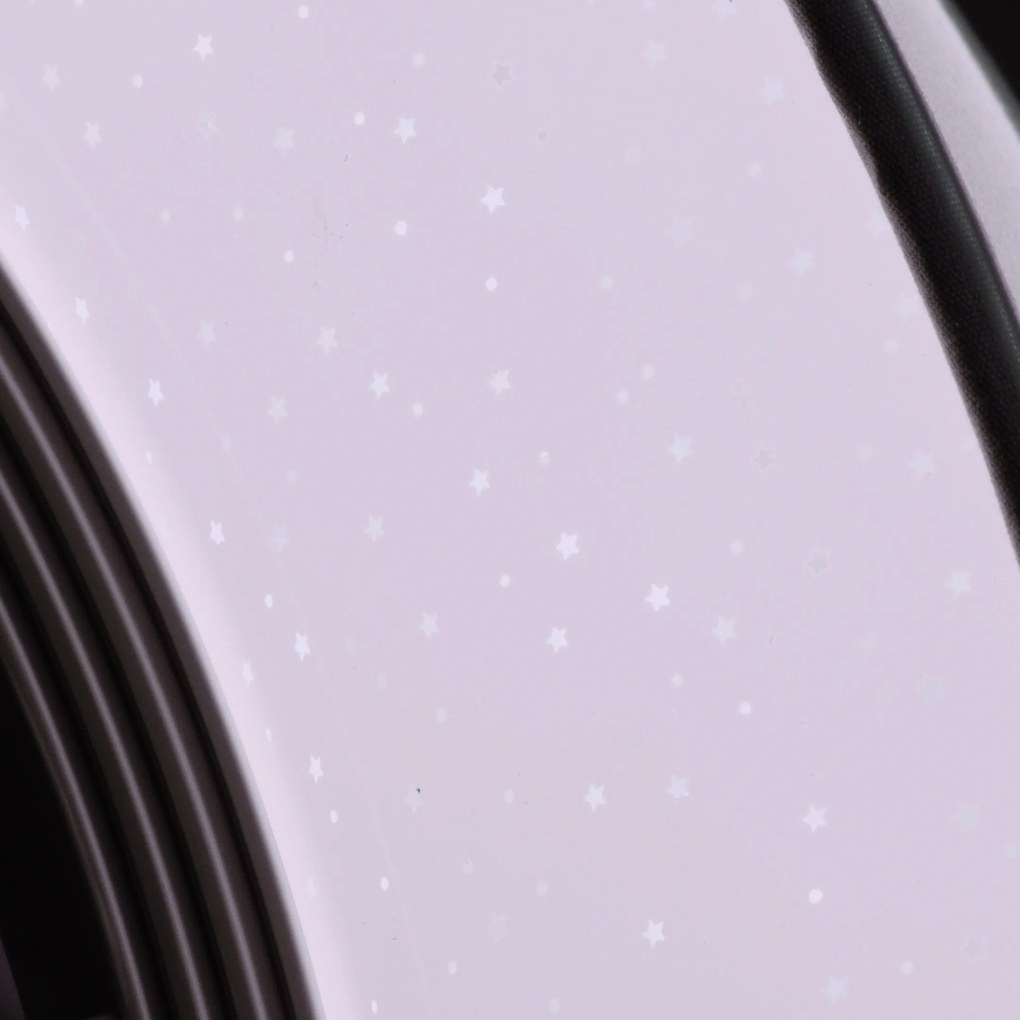 Stropný ventilátor biely so hviezdnym efektom 47cm vrátane LED stmievateľný s diaľkovým ovládaním - Emily