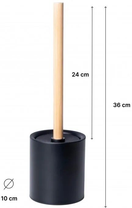 Erga Selina, WC kefa na postavenie, čierna-hnedá, ERG-YKA-CH.SELINA-BLK