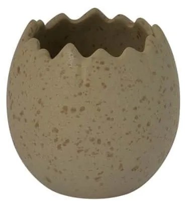 Storefactory Keramický obal na kvetiny Lyckeby Brown Ø 10 cm