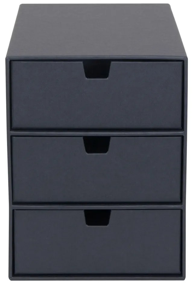 Tmavosivý zásuvkový box s 3 zásuvkami Bigso Box of Sweden Ingrid