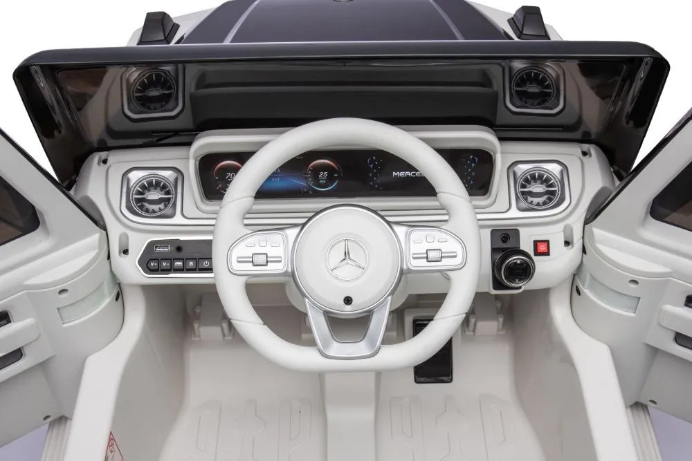 LEAN CARS Mercedes EQG 4x4 Batériové auto biele