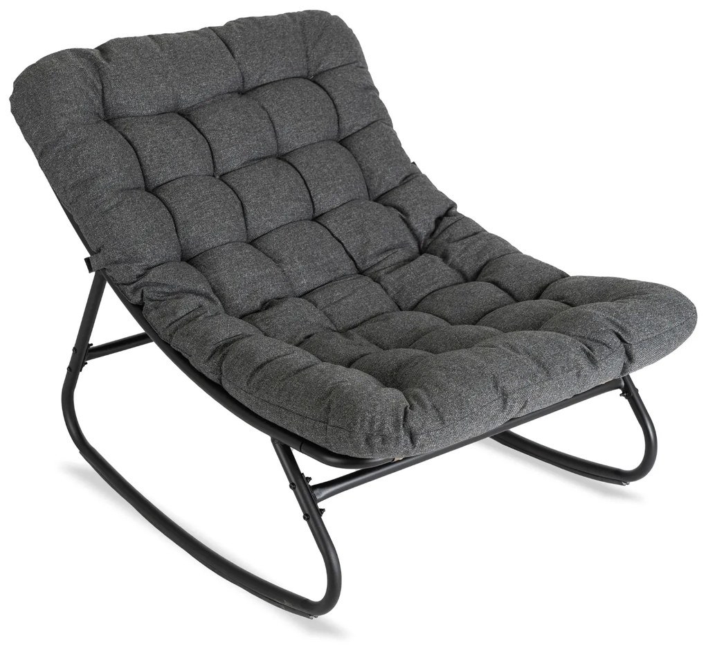 PROXIMA.store - Relaxačné hojdacie kreslo AURORA FARBA: sivá