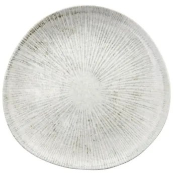 Jedálna sada 24 ks sivá/porcelán