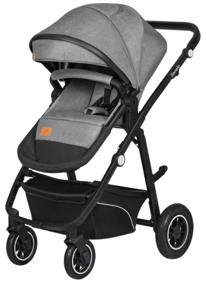 Lionelo - Kombinovaný kočík 3v1 BIANKA Grey Stone