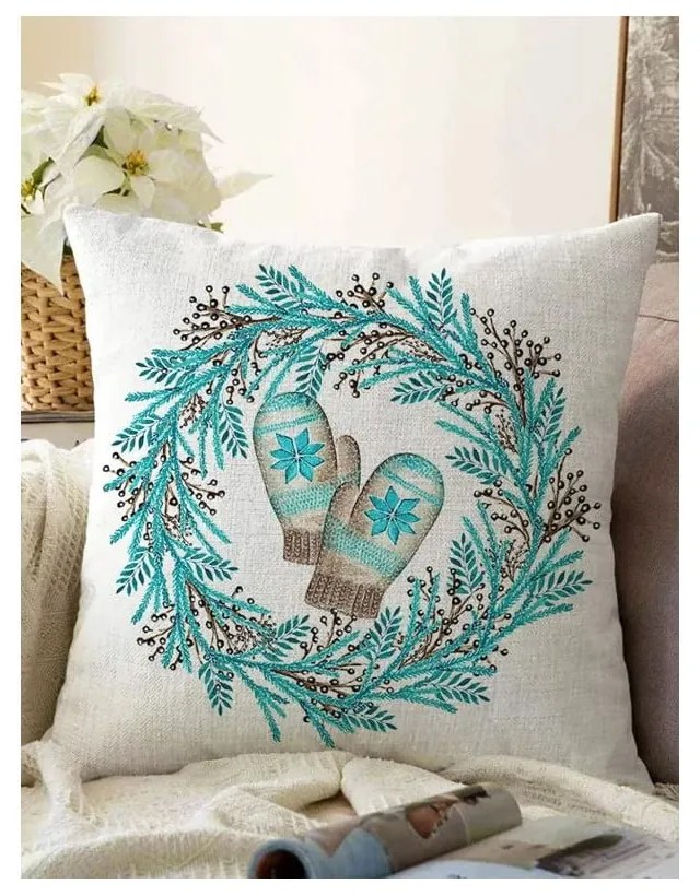 Obliečka na vankúš s vianočným motívom 43x43 cm – Mila Home